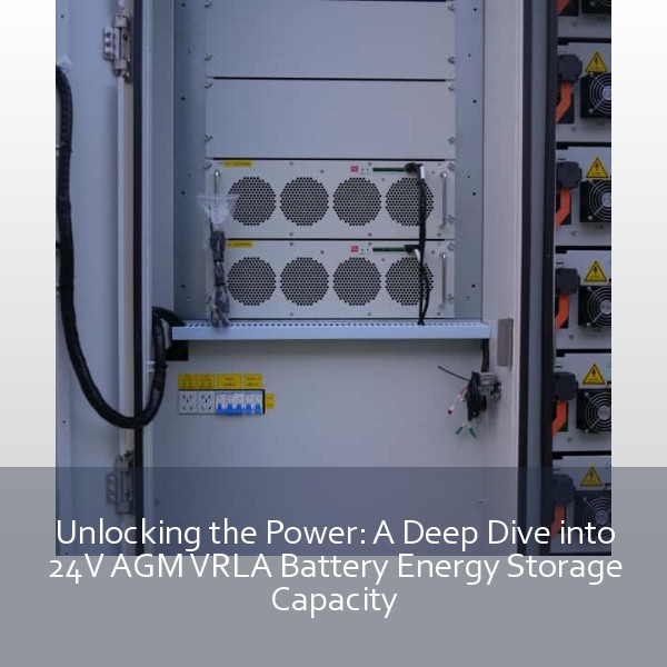 Unlocking the Power: A Deep Dive into 24V AGM VRLA Battery Energy Storage Capacity